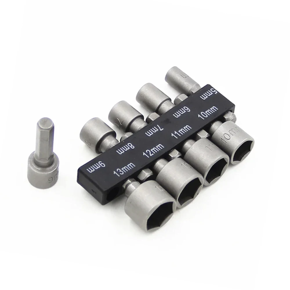 9/14pcs Hex Socket Wrench & Nut Driver Set – Screwdriver Bits and Tool Nozzles Kit LA-AA139