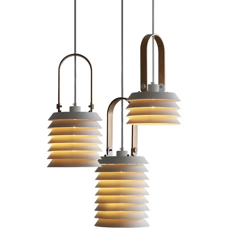 Single head LED chandelier creative bedroom bedside living room dining room metal chandelier