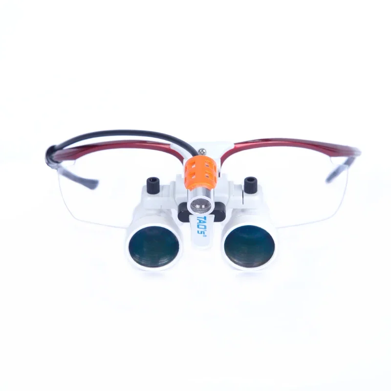 TAO'S NS2.5x-P2-550mm (أبيض) + 191 مصباح أمامي/مصباح أمامي 2.5x مسافة عمل طويلة عدسات/زجاج/مكبرة