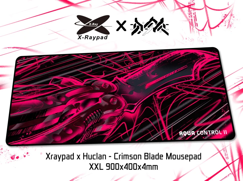 X-Raypad X Huclan Aqua Control II Crimson Blade / Azure Blade