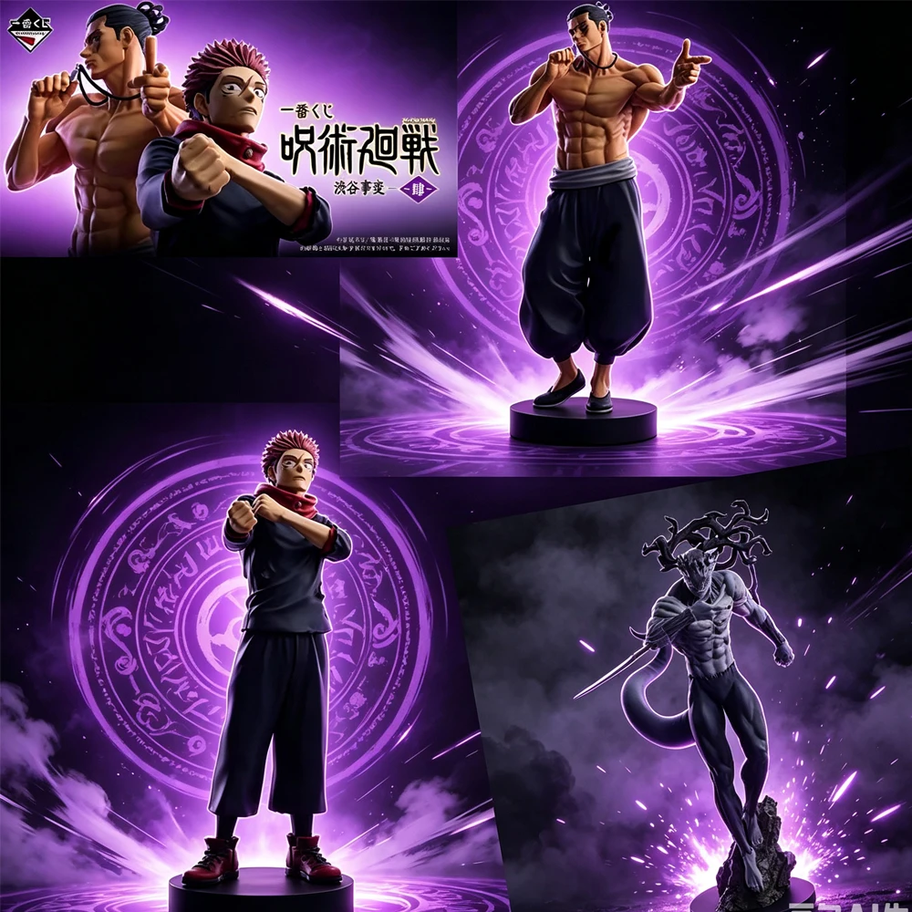 Bandal Lchiban Kuji Jujutsu Kaisenbrand+Shibuya Lncident 4 Ltadori Yuji Aoi Todo Mahitofigure Anime Model-image