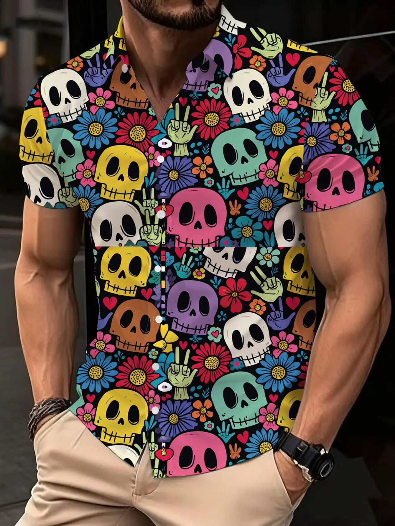 1pcs Men's shirts 2026 Summer 3D Printed Short sleeve Breathable Oversized t-shirts Y2k tops Gym t-shirt man Quick Dry Couple