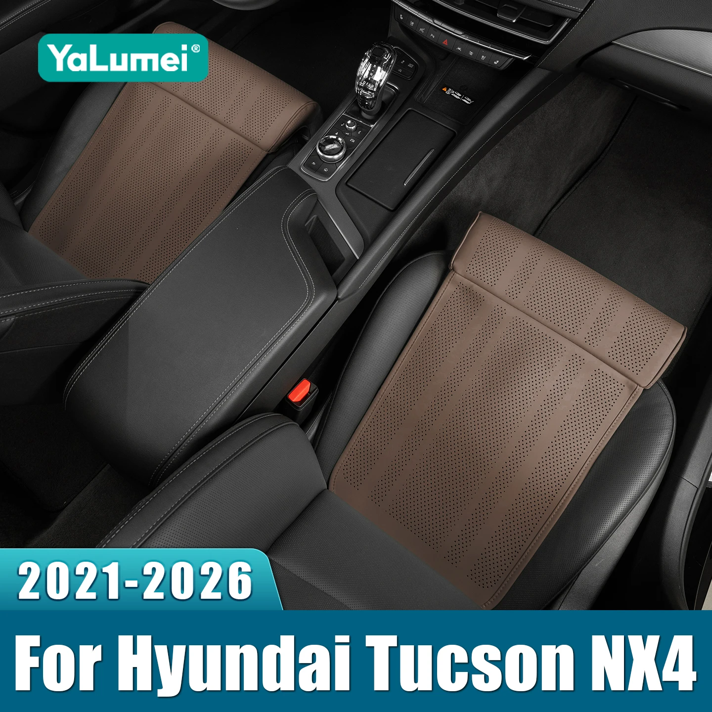 For Hyundai Tucson NX4 2021 2022 2023 2024 2025 2026 Hybrid N Line Car Seat Leg Support Extension Cushion Rest Breathable Mat