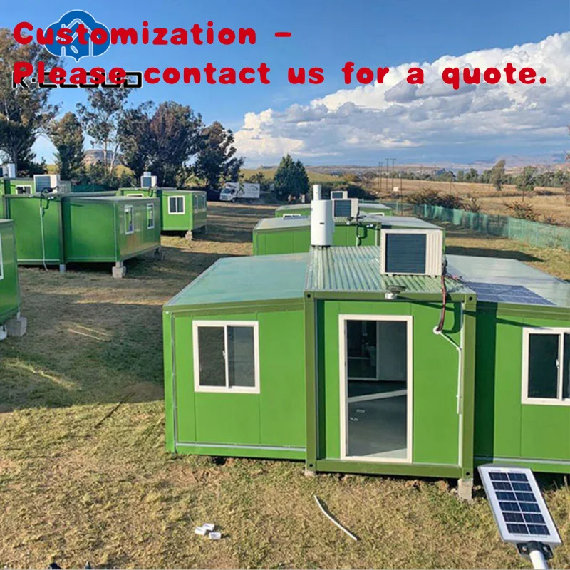 

custom.Security 40 Ft 20 Ft Prefab Container Expandable House Light Steel Mobile Prefabricated Home 3 Bedroom With Kitchen