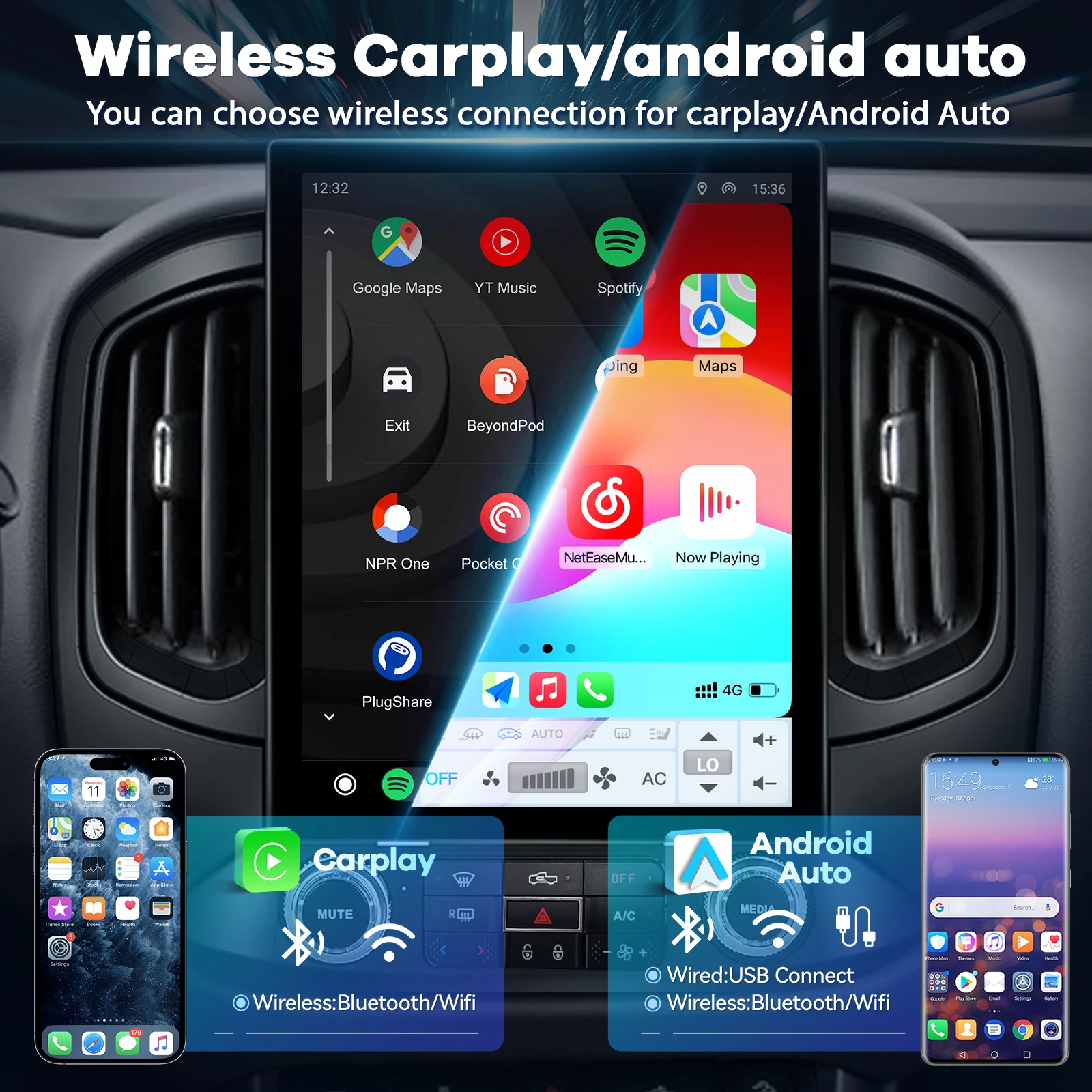 12.1Inch Radio DVD Player Screen Snapdragon 665 for Chevrolet Colorado Canyon 2015-2022 Wireless CarPlay QLED 4+64GB DSP