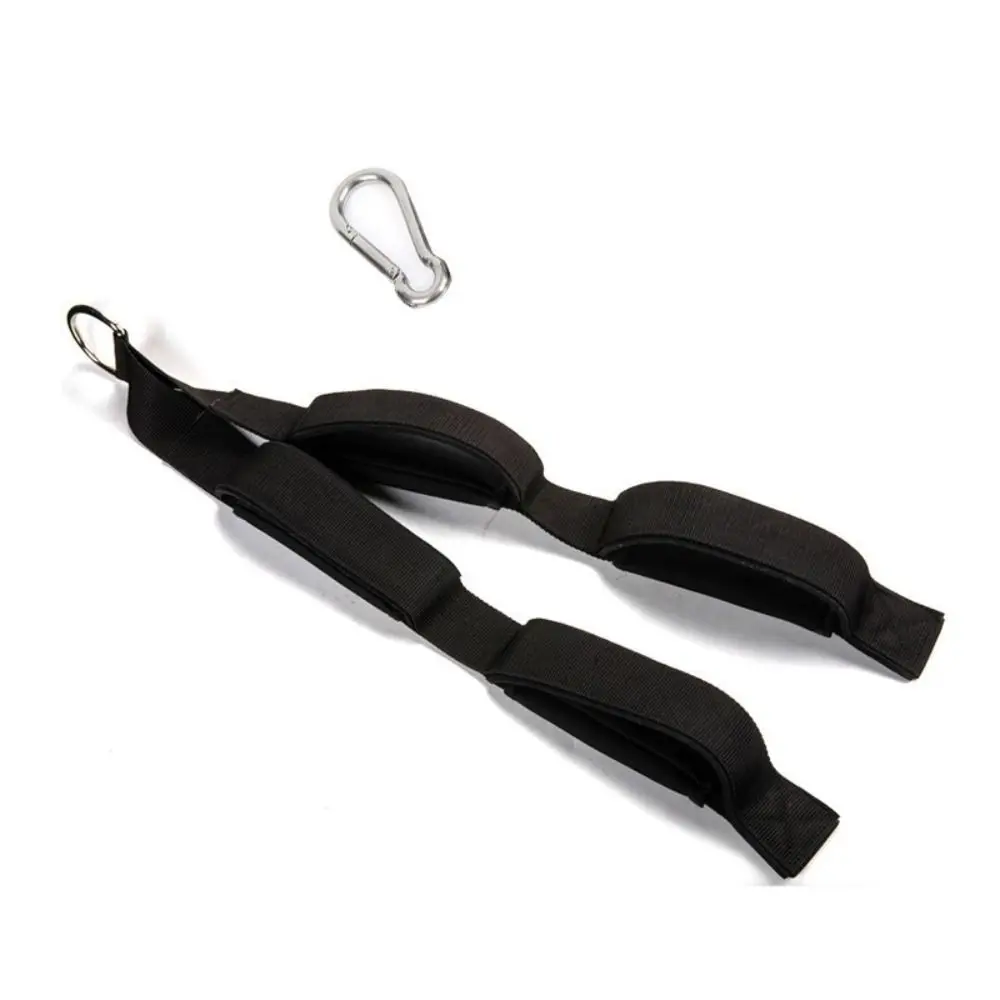 Anti-Slip Tricep Pull Down Rope Multi-Purpose Muscle Training Cable Attachment Handles Long Double Ring Tricep Pulldown Rope