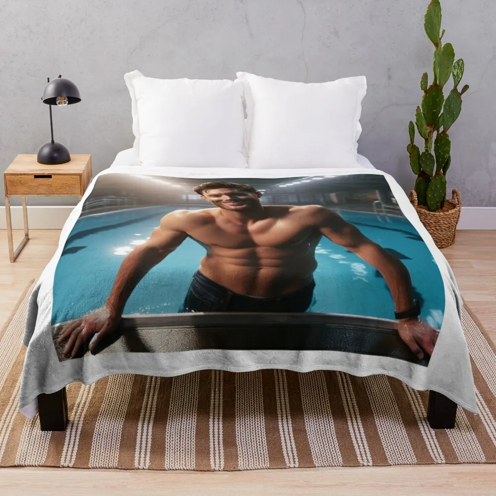 

Jensen Ackles Hot Throw Blanket Comforter Moving valentine gift ideas Summer Beddings Blankets