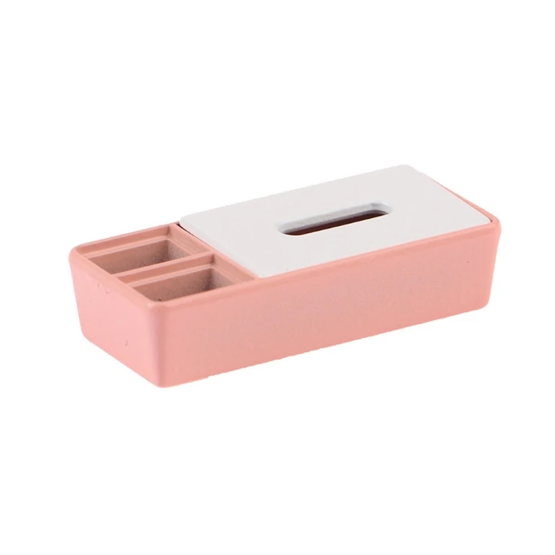 1/12 ミニチュアティッシュボックスモデル置物現実的な浴室の装飾ドールハウス寝室デスクトップディスプレイアクセサリー 15UB