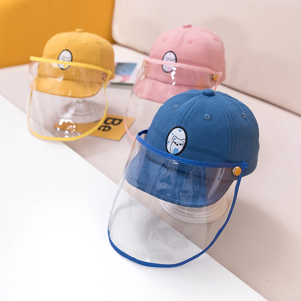 

15pcs Protective Hat Detachable Face Cover Sun Protection Beach Travel Outdoor Gift Cotton Baseball Peaked