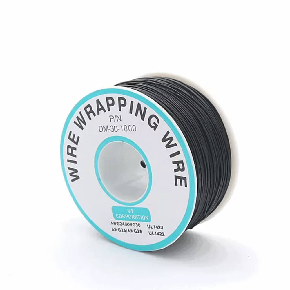 1Pcs 250M 30AWG Wire Cable 8 Color PCB Soldering Fly Iine Breadboard Jumper Colored Insulation Wrap Cable Tinned Pure Copper image 4