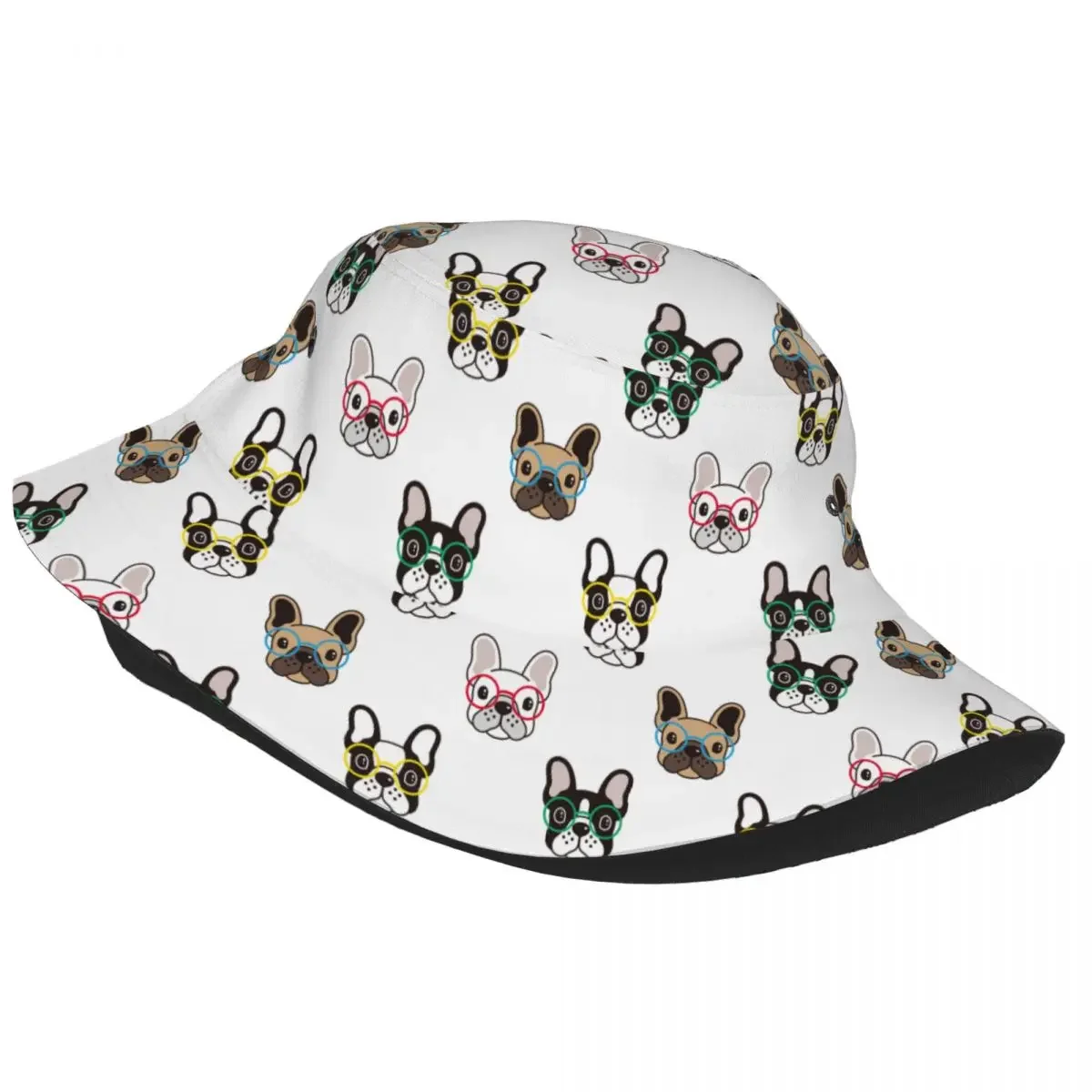 Women Bob Hats Bulldog Dog Beach Hatwear Foldable Hiking Fisherman Hats Animal Irish Country Hat Dropshipping