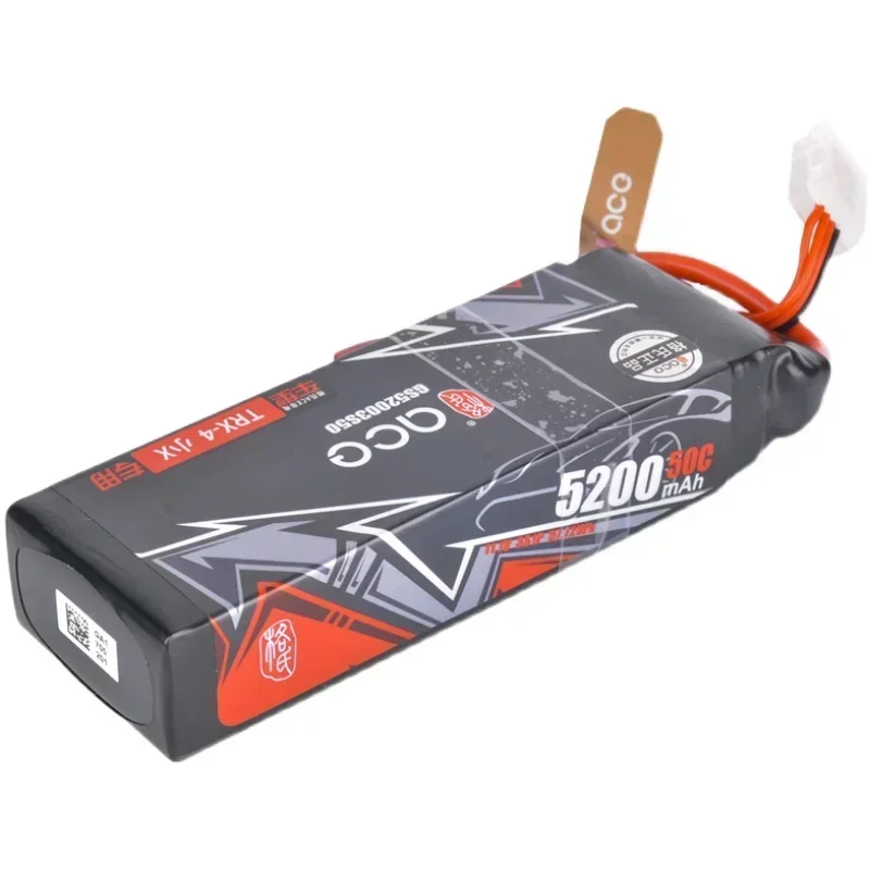 Gens ACE 3S-Batterie Lithium Fuchsia, 11.1V, 5200mAh, 50C, pour 1/10 1/8, Modèle de Voiture Électrique Télécommandée, Accessoires Bumosquito