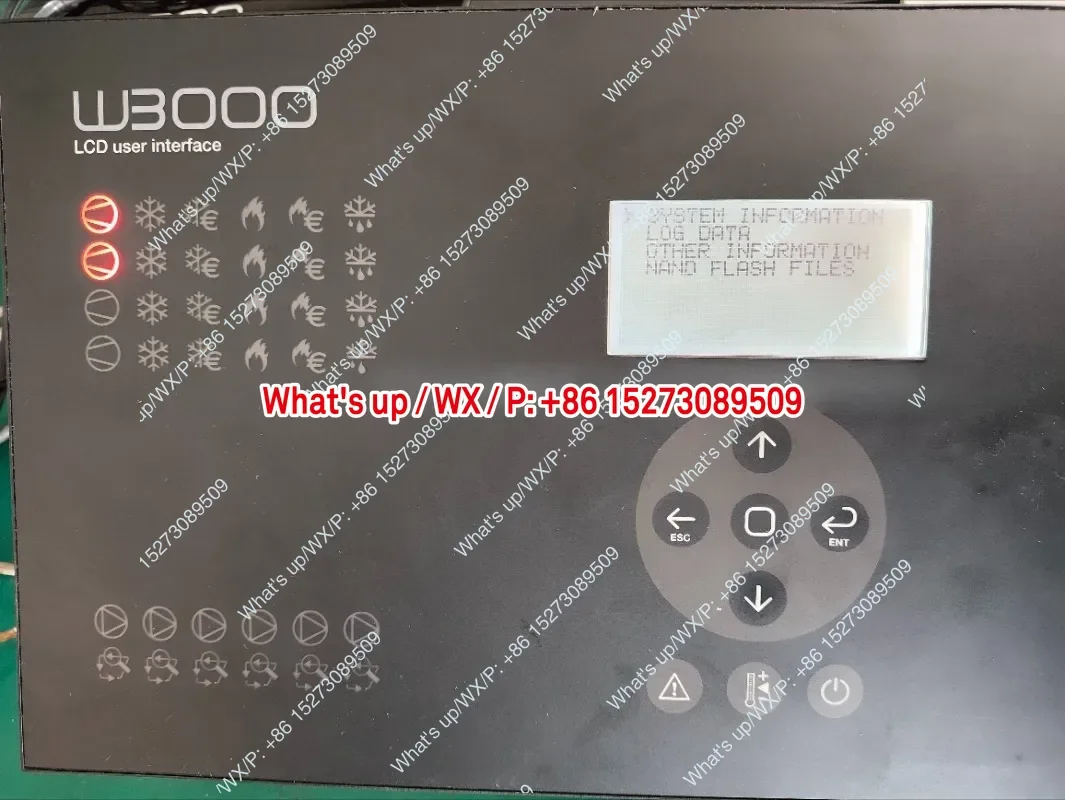 W3000 motherboard temperature fluctuation display nolink pressure abnormal maintenance screen displays in English