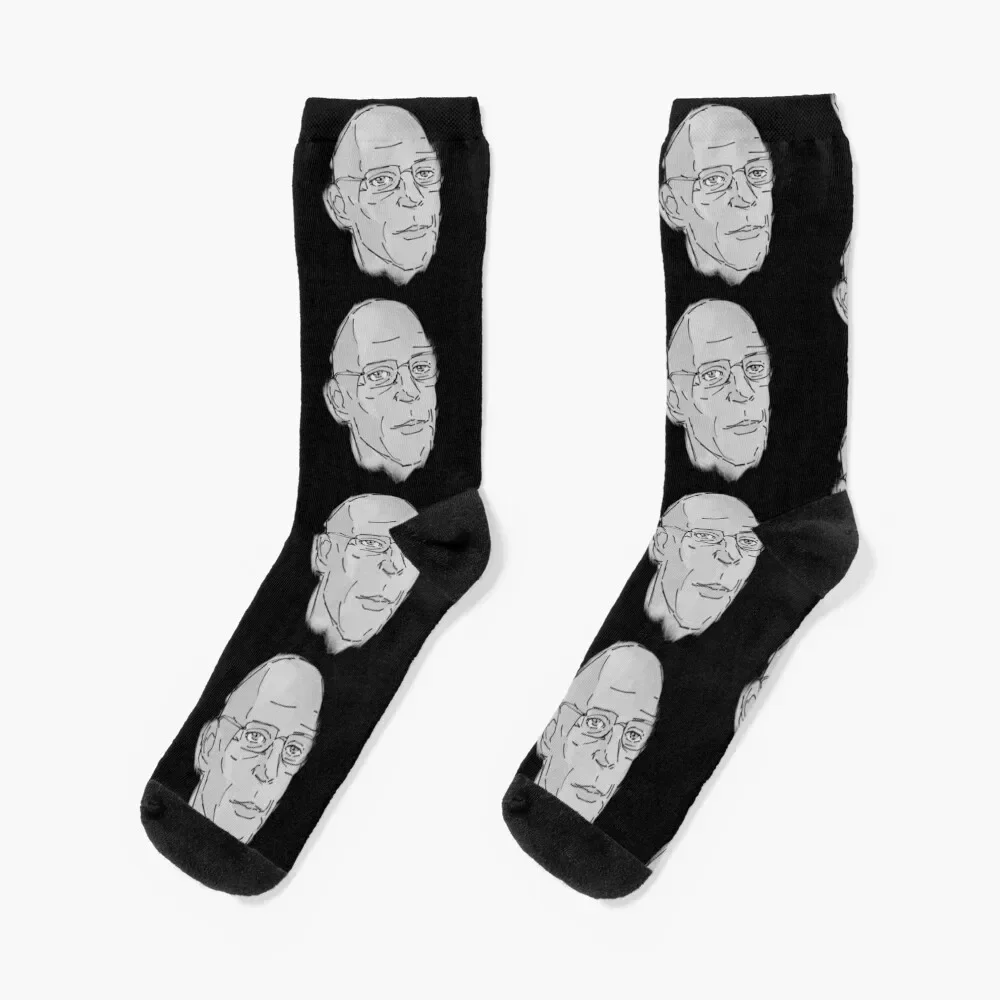 Michel Foucault Socks Rugby cotton football cool Men's Socks Women's