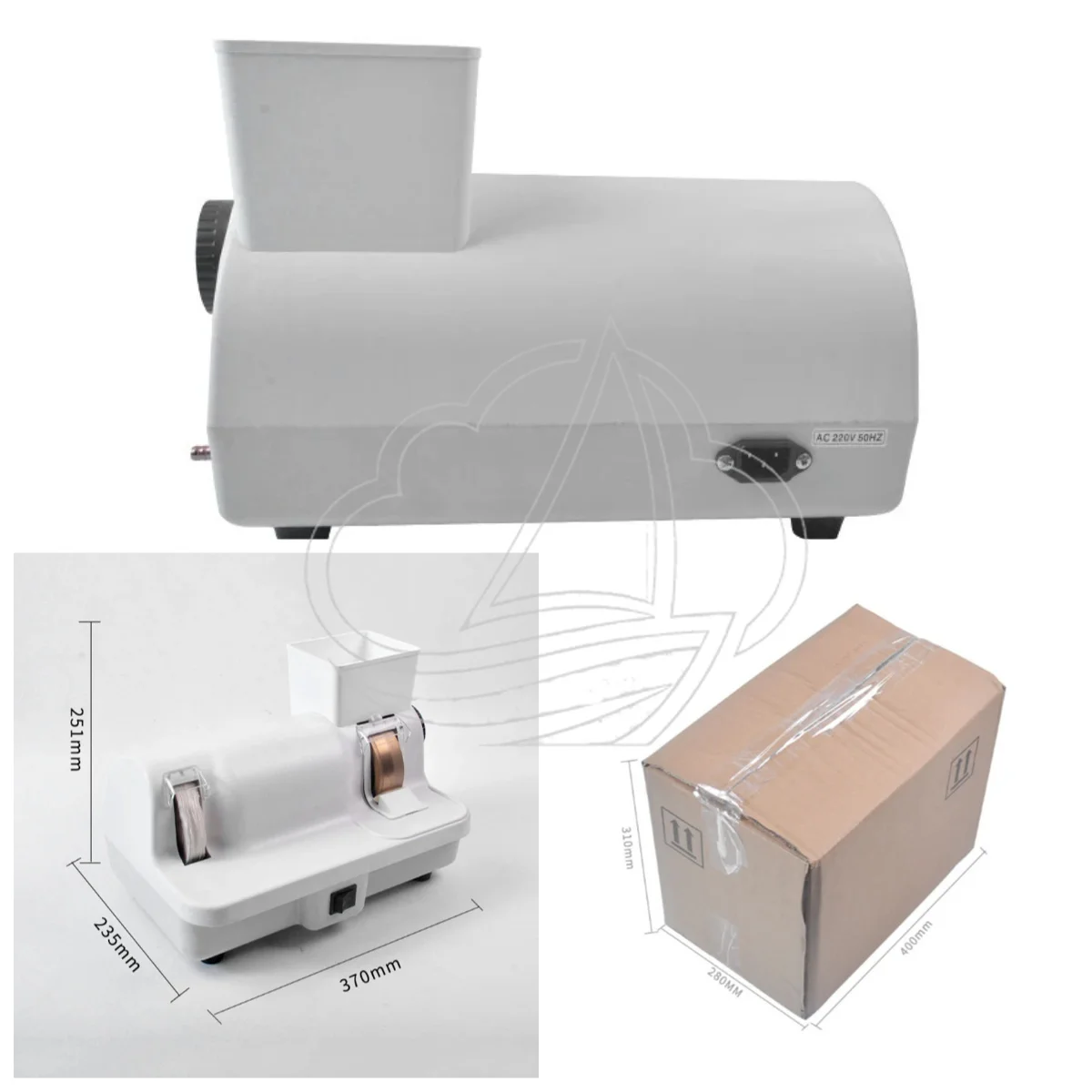 Dual Voltage Desktop Lens Edge Processing Machine, Hand-operated Optical Lens Grinding & Polishing Equipment  EU/UK Optional