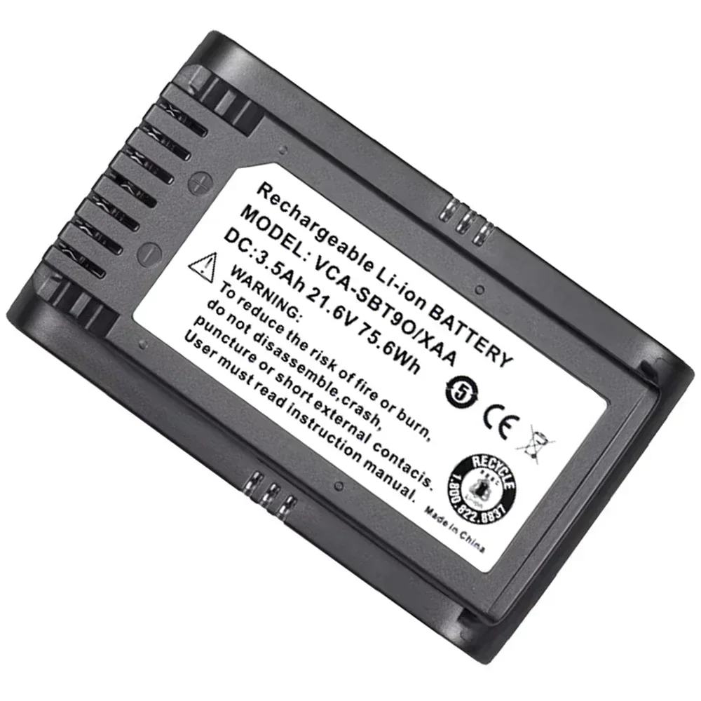 Batería de repuesto de 3500 mAh 21,6 V para aspiradora Samsung JET70, compatible con VS15T7032P4 VCA-SBT90E.