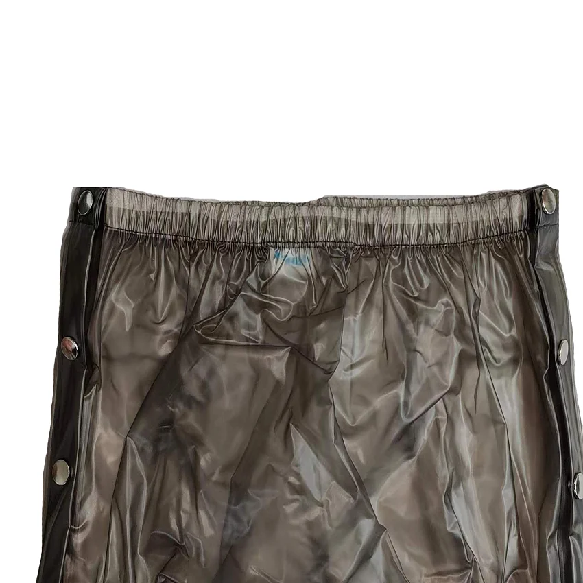 Langkee Haian Adult Incontinence Plastic Diapers Pants ABDL PVCColor Black