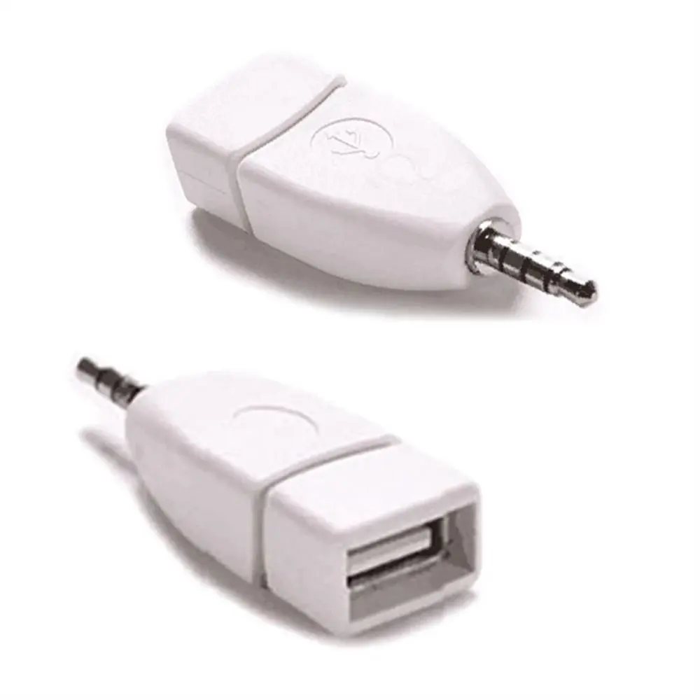

Car Accessories Durable USB 2.0 3.5mm Male Female Audio Converter Adapter AUX Audio Plug Audio Converter Car Audio Adapter