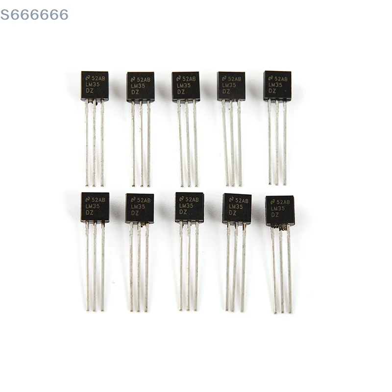 

Precision Centigrade Temperature Sensors 10 PCS LM35DZ TO-92 LM35