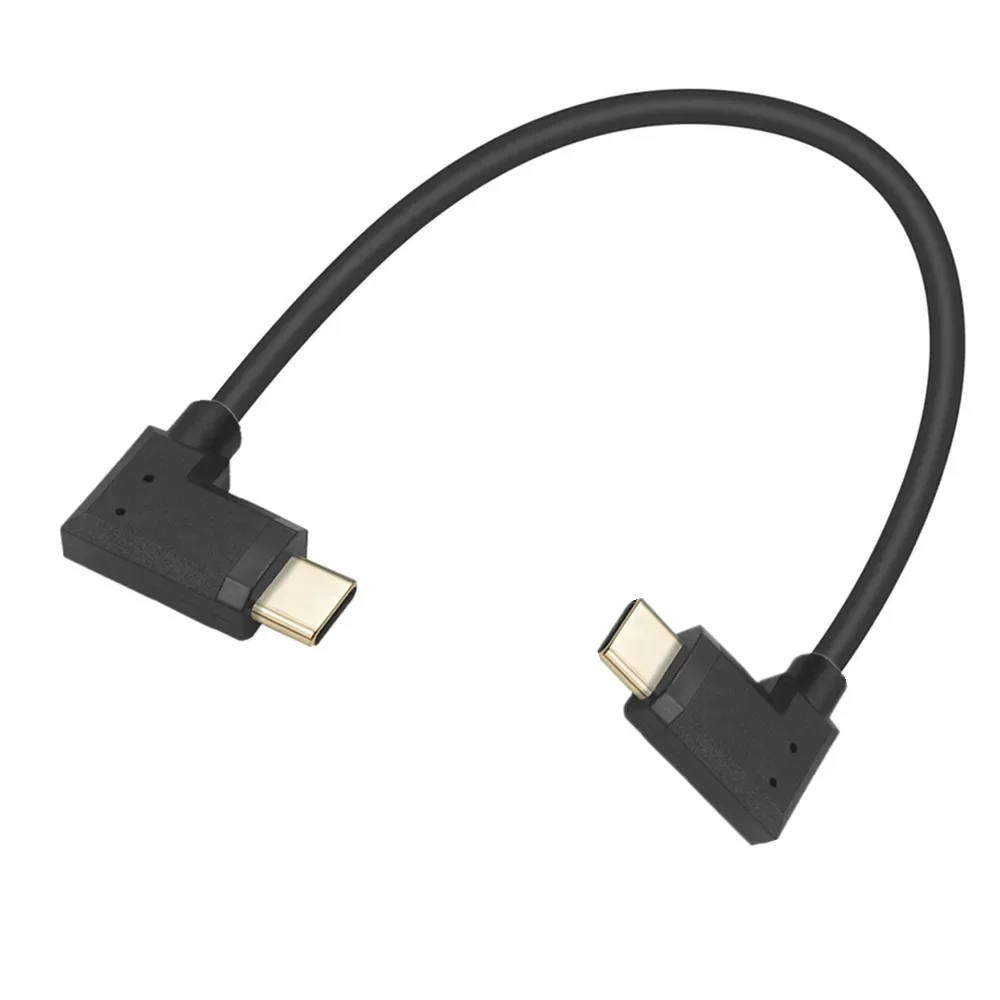 5A 10Gbps USB C إلى USB C كابل يصل الزاوية اليمنى الكوع USB نوع-C ذكر إلى أنثى كابل شحن البيانات 0.3 متر 0.6 متر 1 متر 1.8 متر