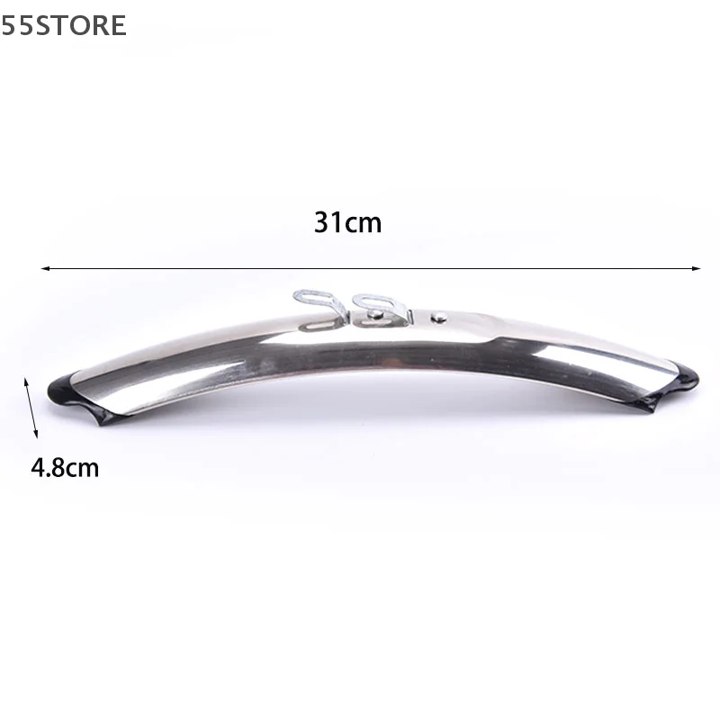 Retro Bike Front Rear Fenders 700c 27\'\' Stainless Steel Road Bike Mudguards