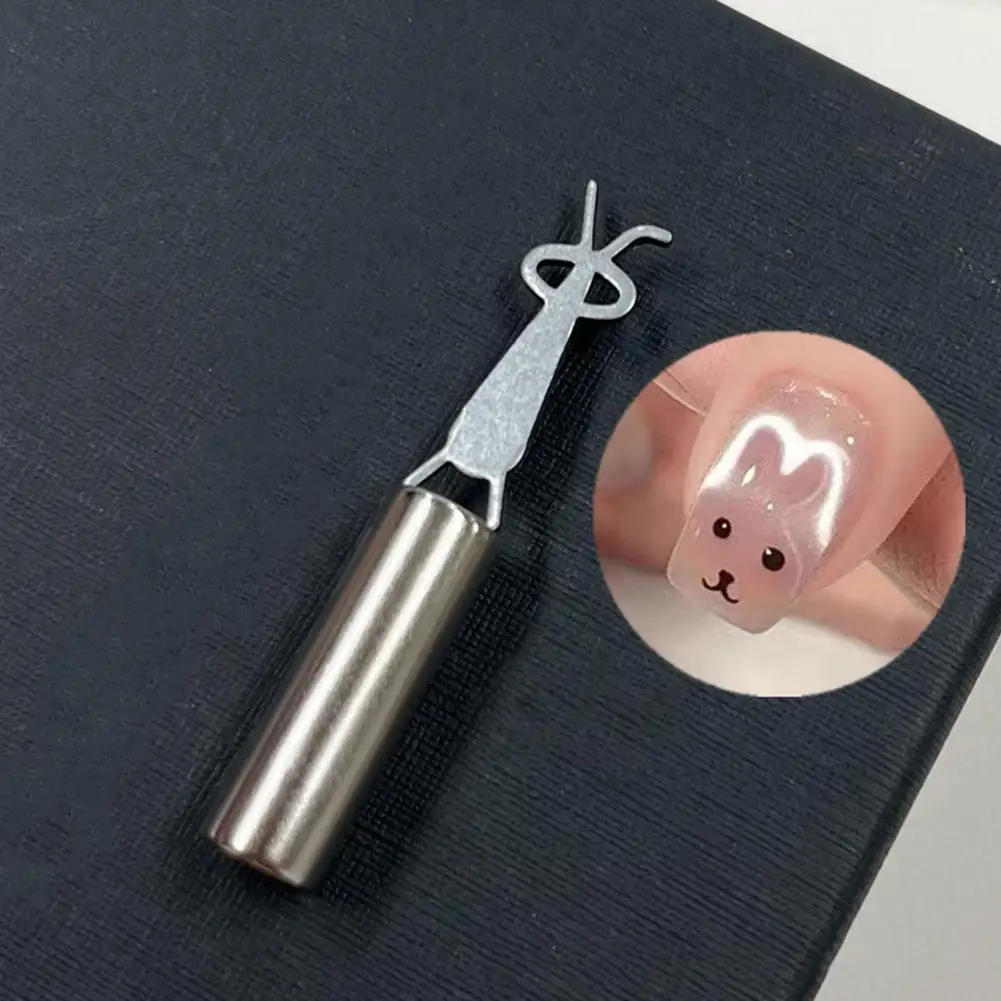 

Cat Eyes Nail Art Kit Nail Polish Design Tool Cat Eyes Nail Magnet Set with Rabbit Ear Guide for Women's Home Salon for Stunning