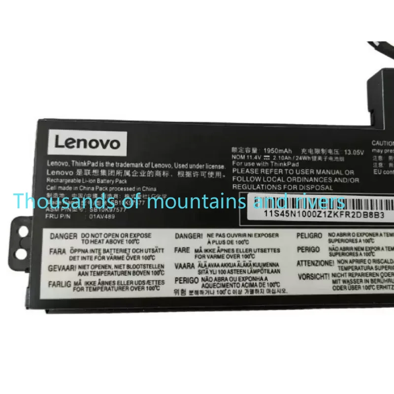 

Laptop Battery for Lenovo ThinkPad T470 T480 A475 A485 TP25 01AV419 01AV421 01AV489 01AV420 SB10K97576 SB10K97578