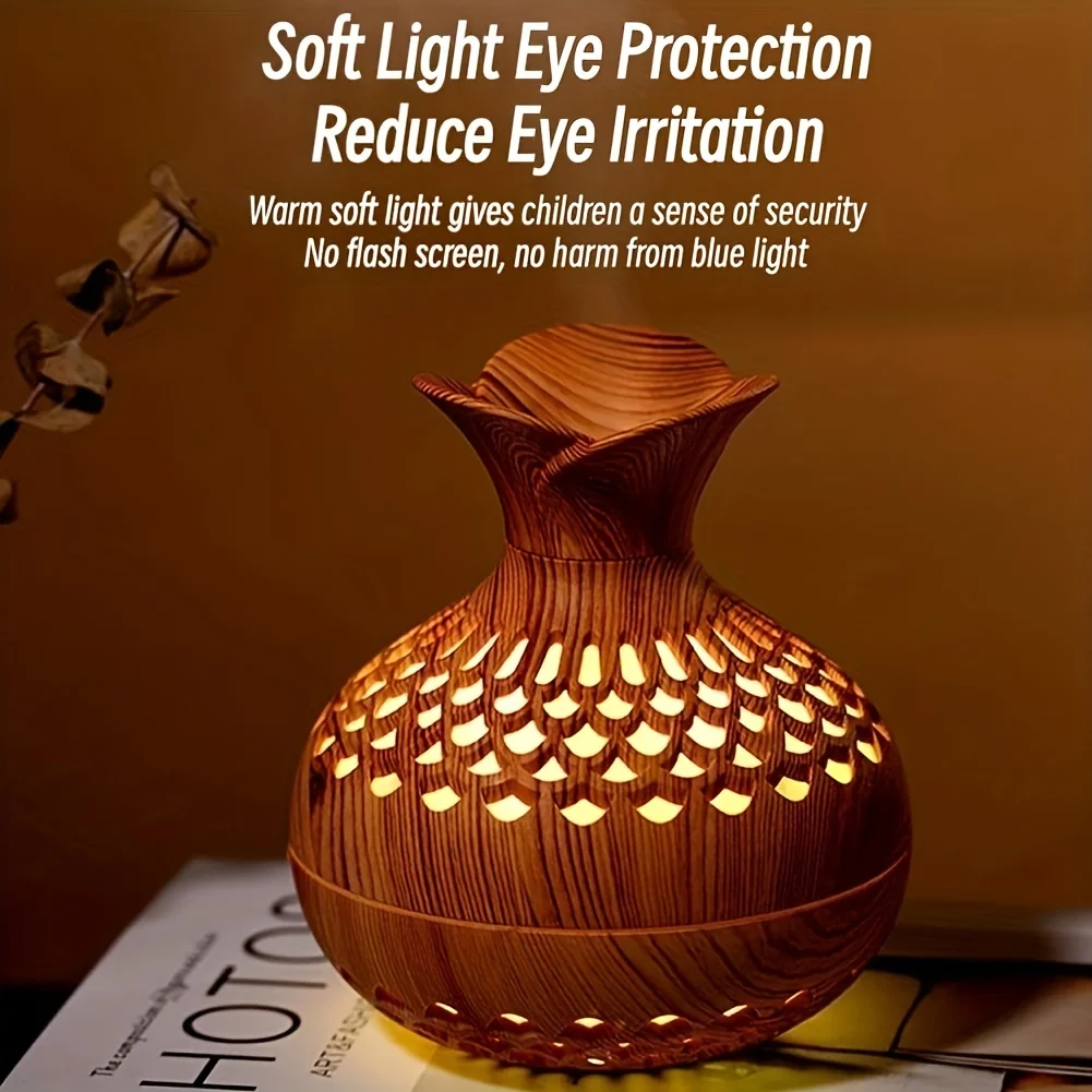 1 ชิ้น USB ขับเคลื่อนพลาสติกอัลตราโซนิกอากาศความชื้นพร้อมกระจายน้ํามันหอมระเหย, เครื่องทําหมอกเย็นสําหรับห้องต่างๆประเภท - 10.14 ออนซ์