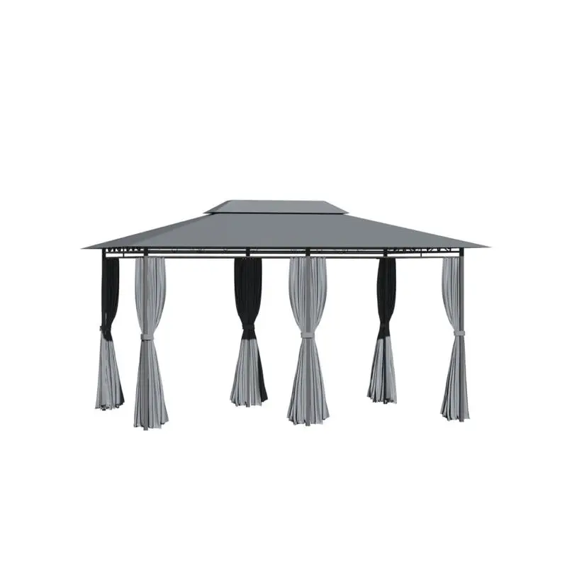 

Укрытый патио, беседка, навес - водонепроницаемая палатка с боковыми стенками и защитой от ультрафиолета для сада, заднего двора или пикника