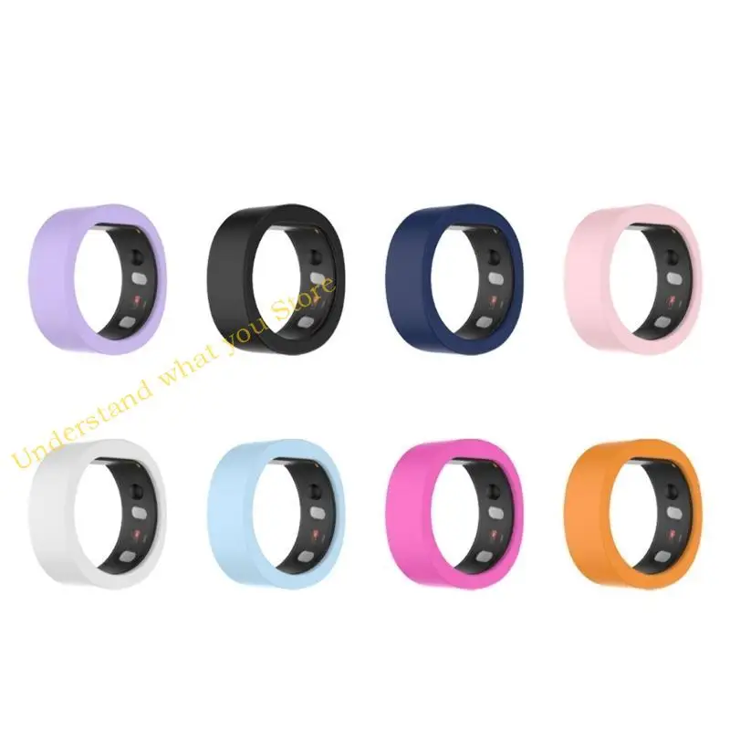 

Silicone Rings Shield Case For RingConn Gen 2 Intelligent Rings Flexible Skin Friendly Sweatproof Scratch Resistant 8pcs