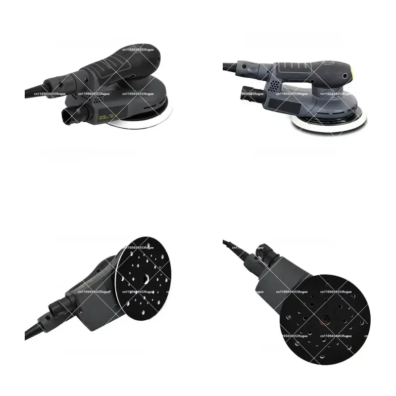 Electric Circular Sander Machine with Variable Speed and Hybrid Dust Canister for Woodworking Polisher 6 Inch