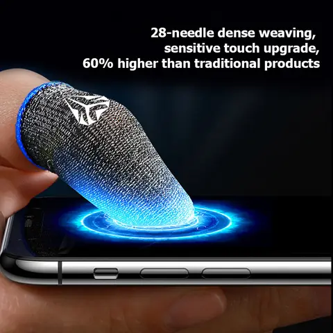 20-2 st fingertupper spelhandskar ultratunna andningsbara svetttåliga pekskärmsspelfingerhylsor för PUBG Mobile 10 best sales bape x pubg - №6