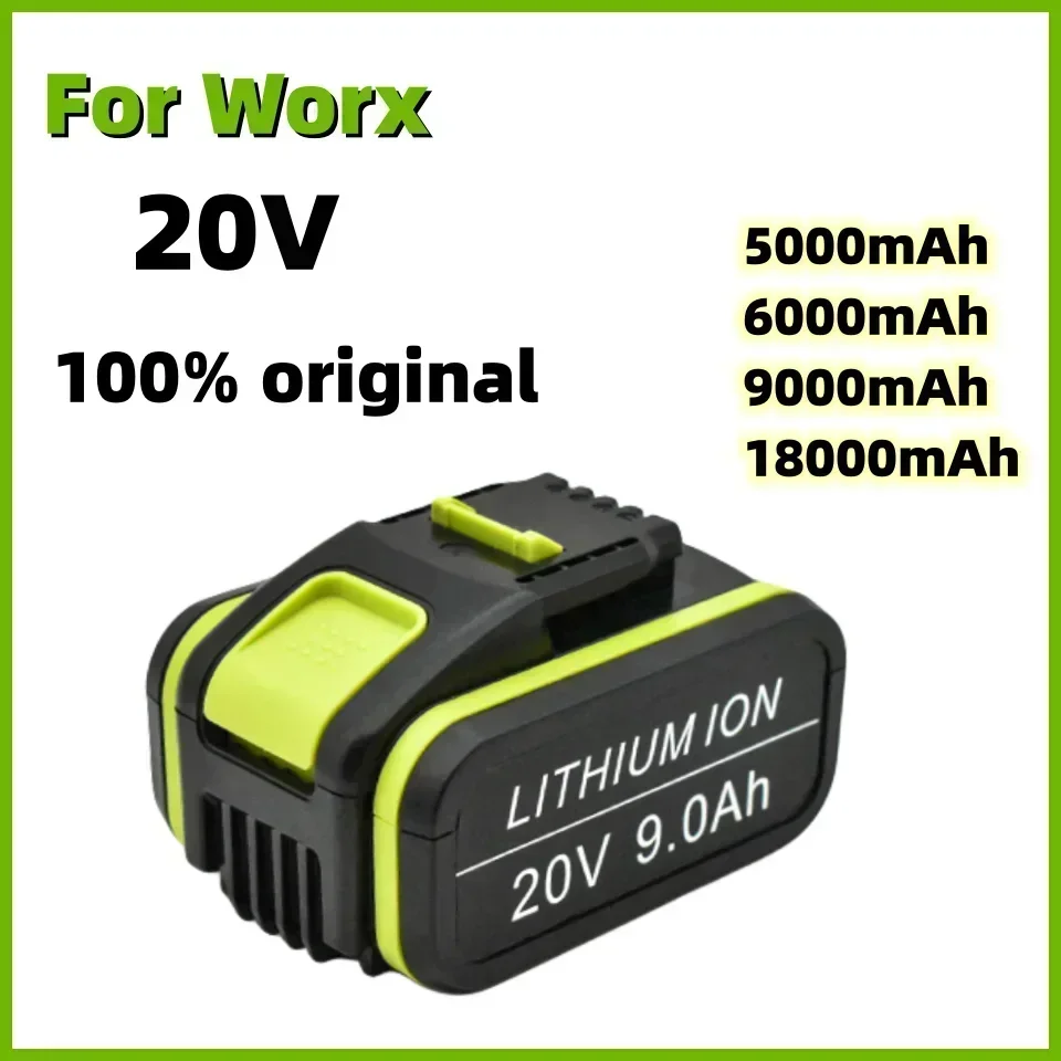 18000mAh sostituzione Worx 20V Max batteria agli ioni di litio WA3551 WA3551.1 WA3553 WA3641 WX373 WX390 strumento batteria ricaricabile