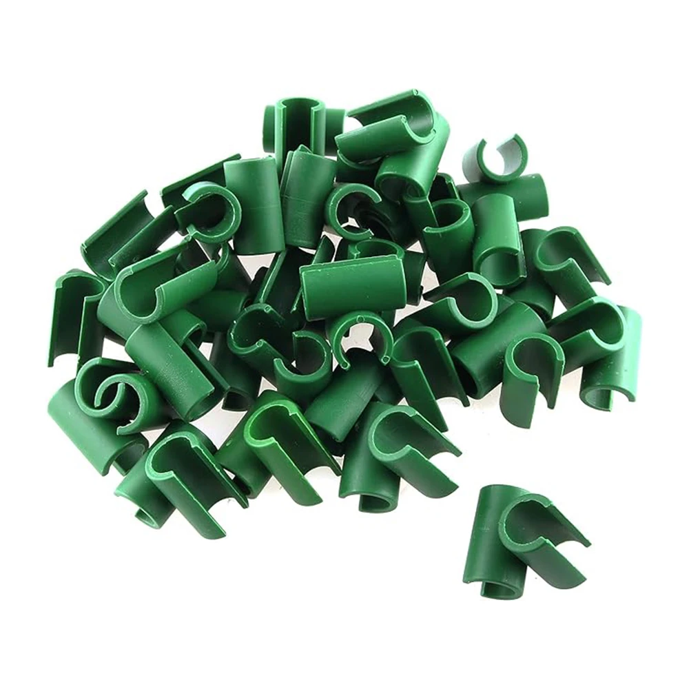 100PCS 8-20mm Plant Support Fixed Cross Clip Garden Climbing Rattan Stent Accessories Greenhouse Frame Rod Fixed Clamp Connector
