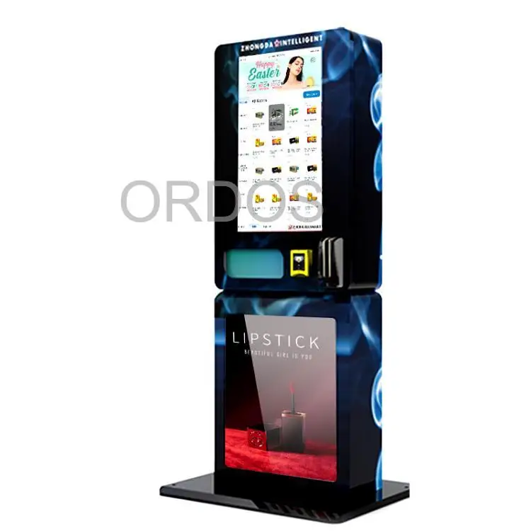 Hot Sale 32-Inch Touch Screen Wall Mounted Vending Machine with ID Reader Coin Credit Card Token QR Code Payment Systems