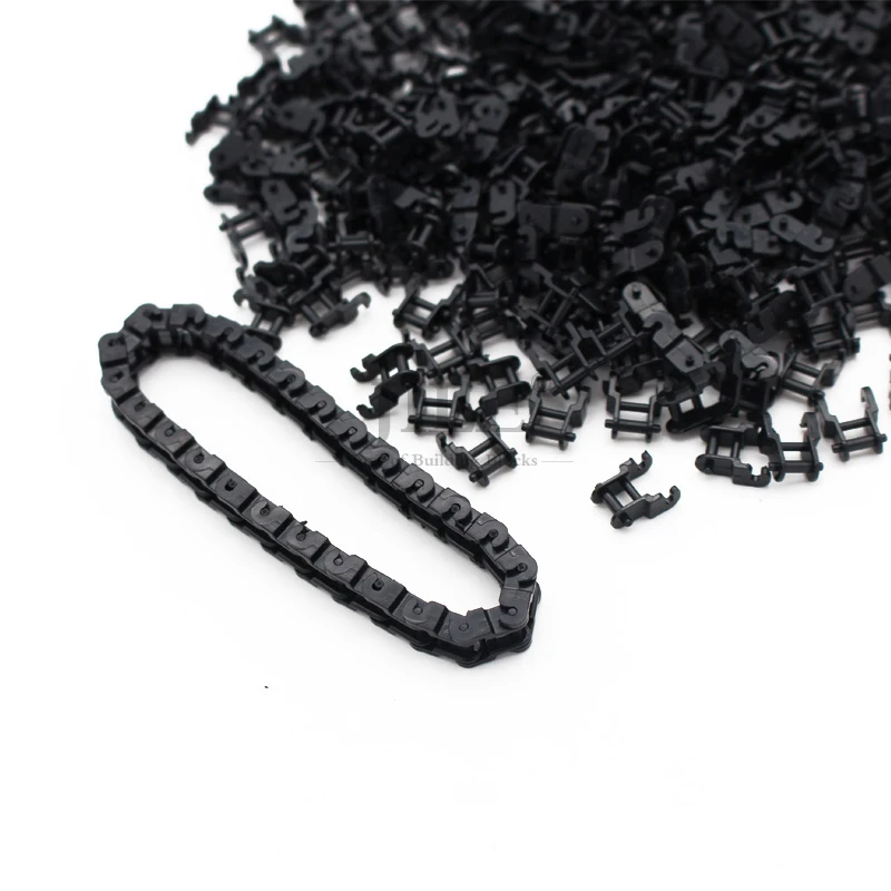 Moc blocos de construção peças técnicas 3711 57519 57518 tanque de alta tecnologia corrente pista link partículas monta tijolos diy brinquedos do miúdo