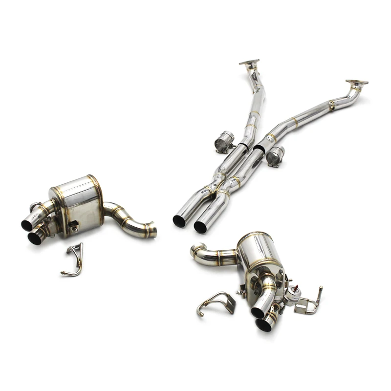 OEM Stainless Steel Catback For Ferrari California 4.3L Vacuum Valve Muffler Exhaust Pipes With Remote Control