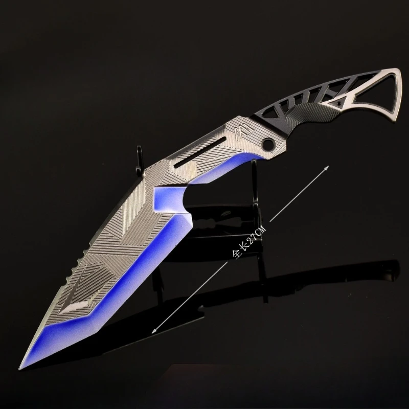 27 cm/10,62 in Arena Breakout Spiel Peripherie Hanxing Messer Waffe Modell Training messer Metall Handwerk Sammeln Ornament Jungen Spielzeug