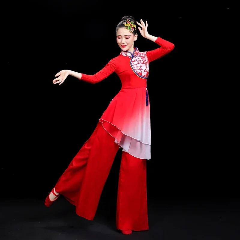 traditional chinese folk dance costume for woman dance costumes kids costume yangko girl children women yangge clothing ancient