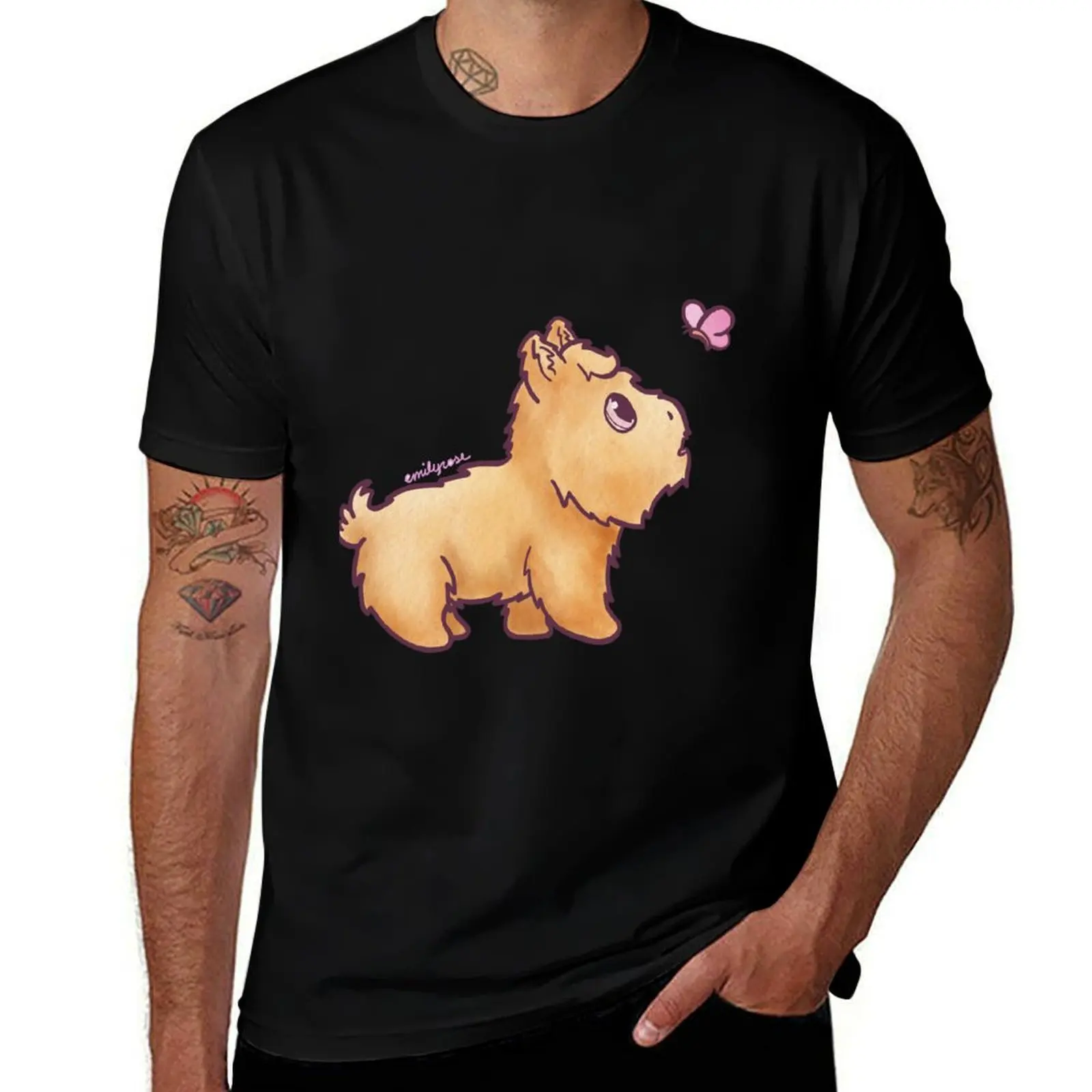 

Sunbear and the Butterfly T-Shirt t shirt man plain funny t shirts cotton man t shirt cotton T-Shirt