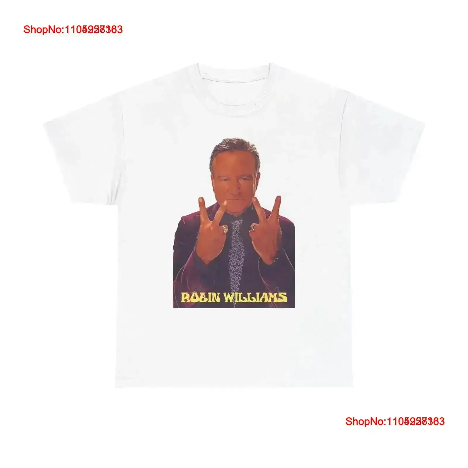 

Футболка Робина Уильямса, винтажная футболка с комиком в стиле ретро, уличная одежда из плотного хлопка, модный топ для повседневной носки, универсальный винтажный топ