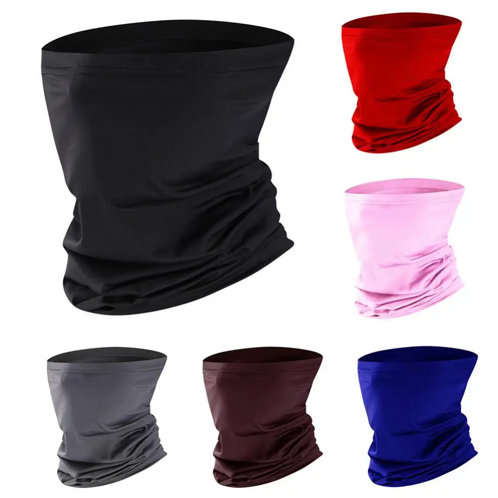 UV Face Mask Neck Tube Anti UV Outdoor Sports Bandana Scarf Breathable Hiking Scarf Neck Gaiter Bandana Cycling Scarf