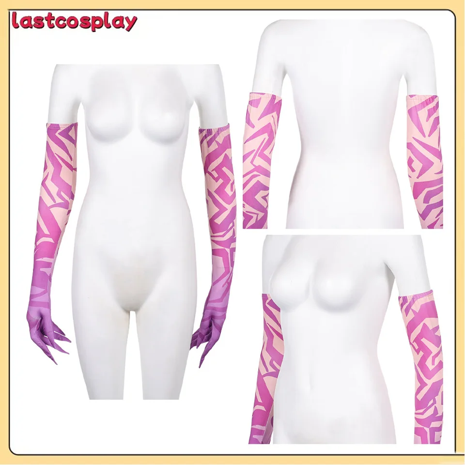 

2025 Demons Cartoon Hunters Rumi Cosplay Gloves Arm Sleeves Adult Women Halloween Carnival Party Roleplay Costume Accessories