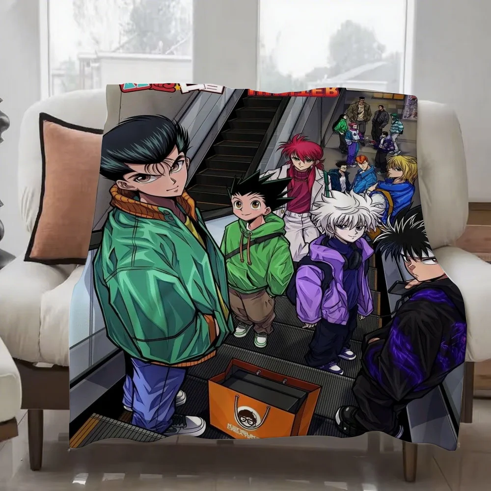 

Anime Y-YuYu H-Hakusho Blanket Design Lightweight Throw Blanket For Dorms, Naps, Living Room, Office,Sofa,All-Season