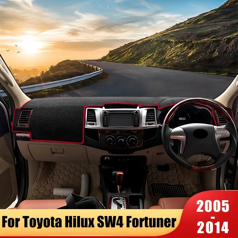 

Car For Toyota Fortuner SW4 Hilux VIGO SR5 SR AN50 AN60 2005 - 2014 Dashboard Cover Mat Sun Shade Pad Carpet Protector 2013 2012