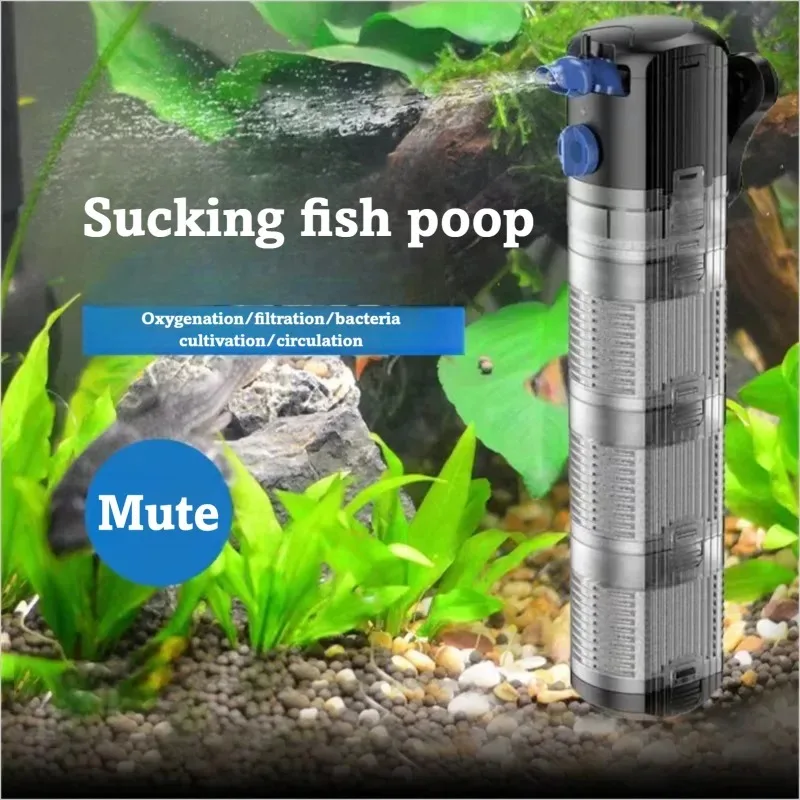 

Fish Tank Filter Built-in Water Purification Circulation Three-in-one Water Pump Filtering Integrated Machine