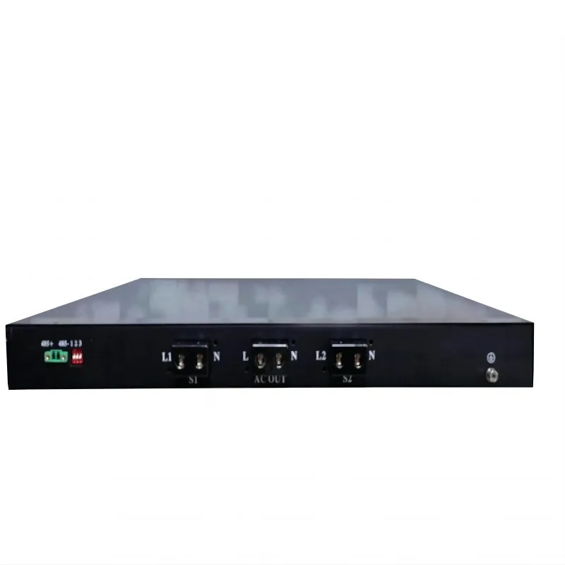 Rack-mounted STS static switch, 2U standard height, millisecond seamless switching, suitable for data centers and UPS systems