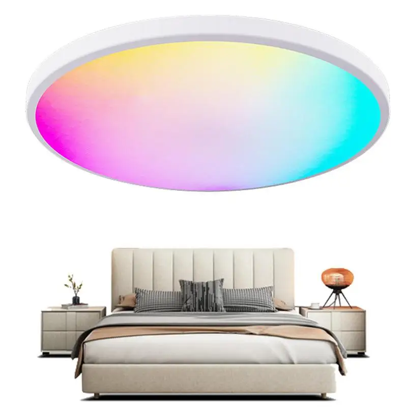 

LED Recessed Light LED Light Fixture With Remote Control Dimmable Lamp Kitchen Lighting Color Changing Flush Ceiling Lamp For