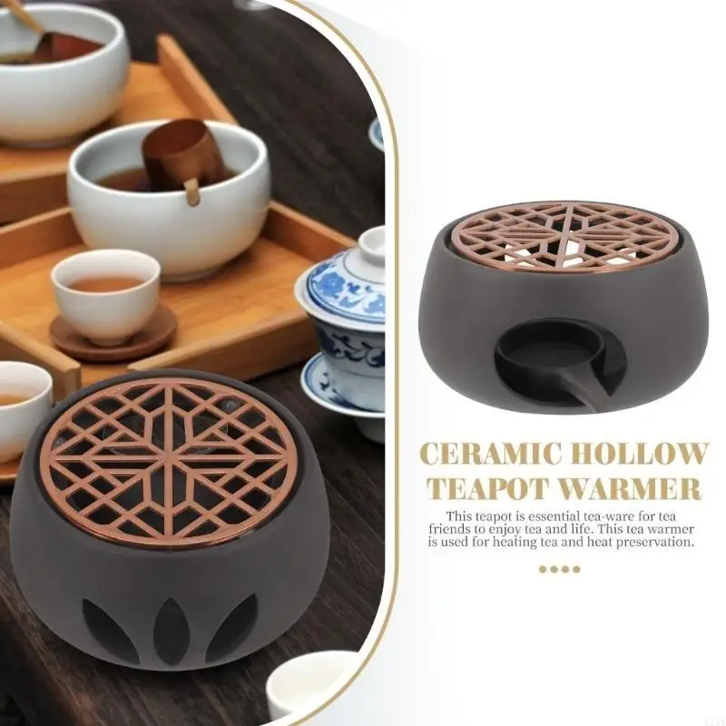 Heat Resistant Ceramic Teapot Stand Quiet Operation Enhances Kitchen or Dining Table Decorating Ceramic Texture 