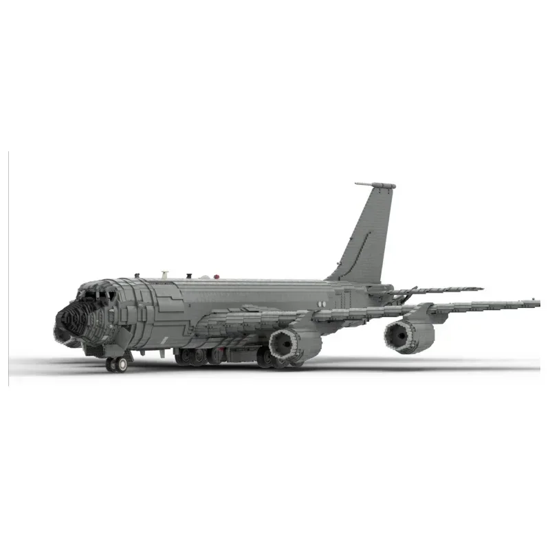 Moc قوالب بناء نموذج مقاتلة عسكرية WW2 KC-135R تكنولوجيا الطائرات وحدات كتل هدية عيد الميلاد اللعب لتقوم بها بنفسك مجموعات الجمعية